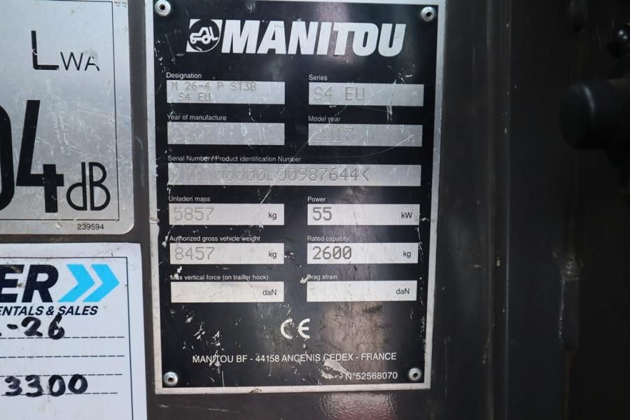 Manitou M26-4 Valid inspection, Diesel, 4x4 Drive, 3700mm