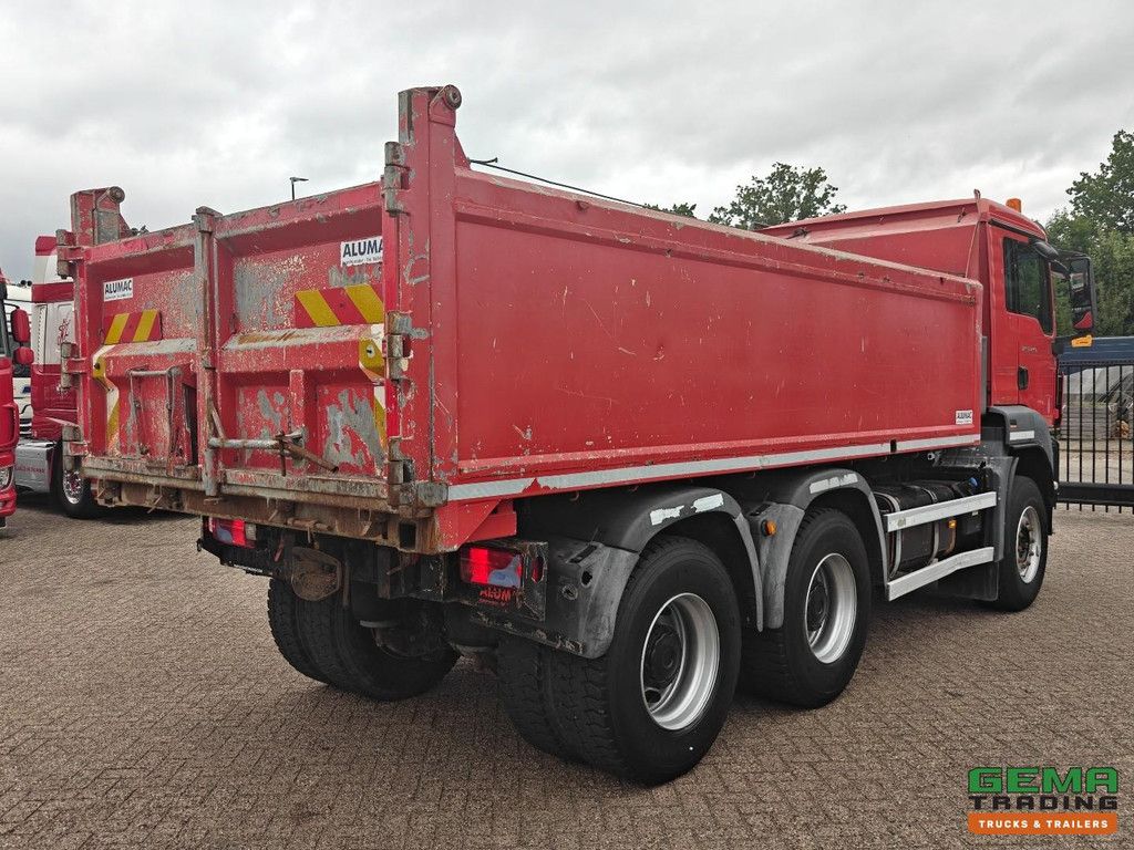 MAN TGS 35.440 6x4 Day Cab Euro5 - AluMac Hardox Steel Tipper - Fifth Wheel - Hub Reduction - Dual Use - BelgiumTruck