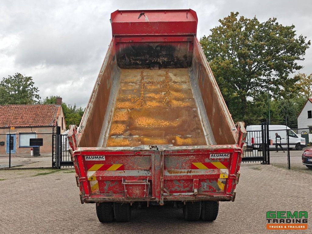 MAN TGS 35.440 6x4 Day Cab Euro5 - AluMac Hardox Steel Tipper - Fifth Wheel - Hub Reduction - Dual Use - BelgiumTruck