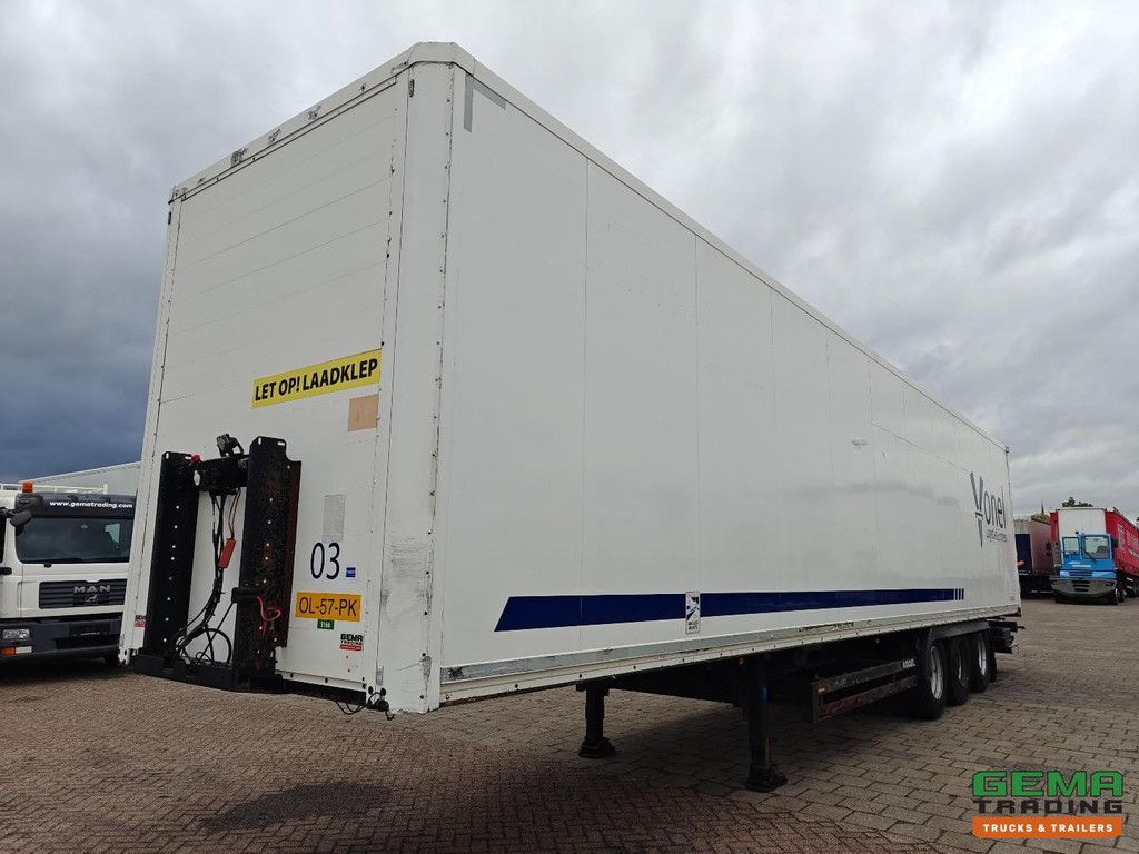 Kögel S24 Closed Box 13.6m - Tail Lift 2000kg - Valx Axles - Drum Brakes