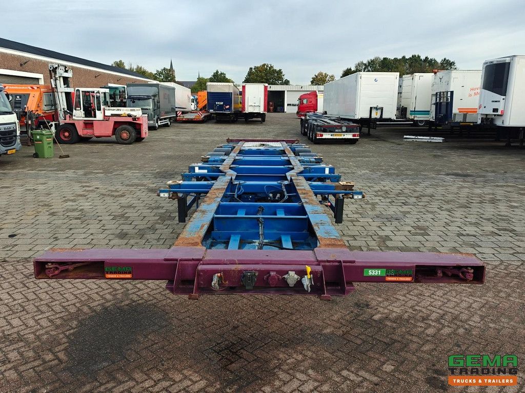 Burg BPO 12 27 CZXHX BX 20/30/40 Fuß Festaufbau – BPW-Achsen – ADR – Trommelbremsen – Tropfwanne