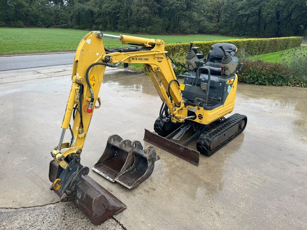 New Holland E9SR Minigraver | Hydr. snelwissel | 3 bakken