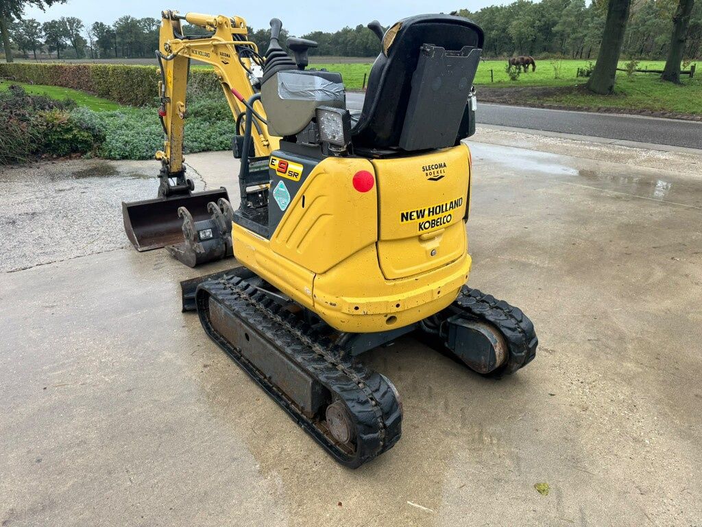 New Holland E9SR Minigraver | Hydr. snelwissel | 3 bakken