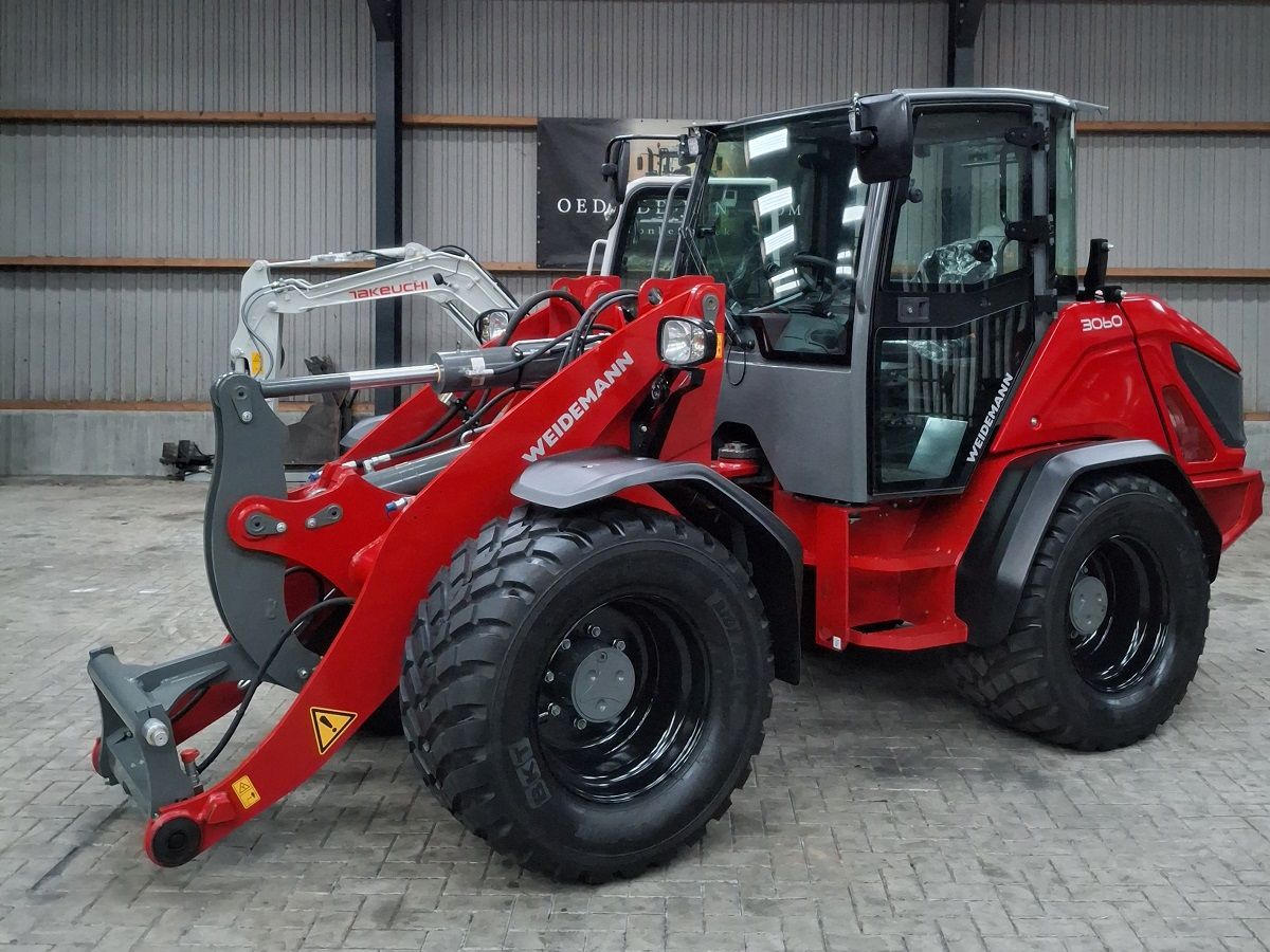 Weidemann 3060 wiellader, shovel, BJ2025, 30KM/H, Demo!
