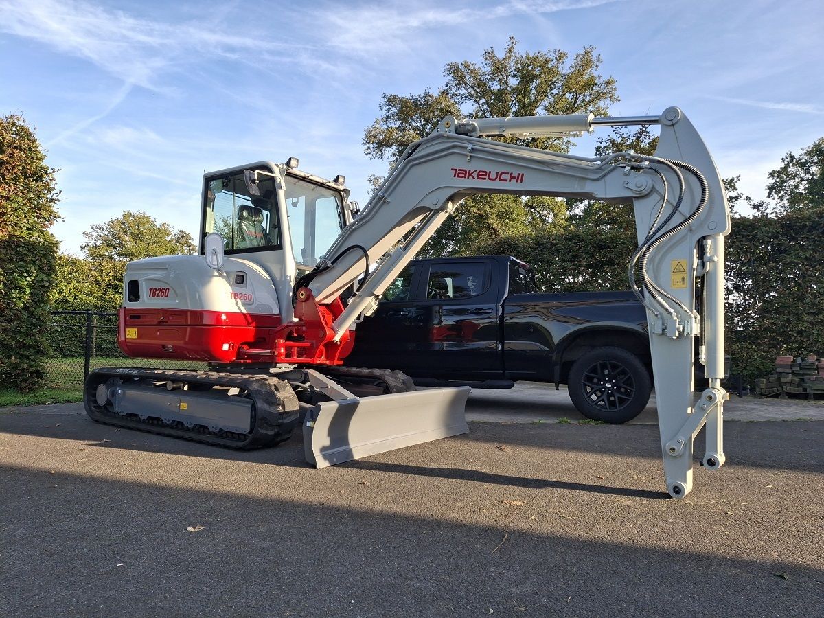 Takeuchi TB260, minigraver, minikraan, BJ2026, Nieuw!