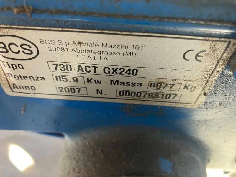 BCS 730 ACT GX 240