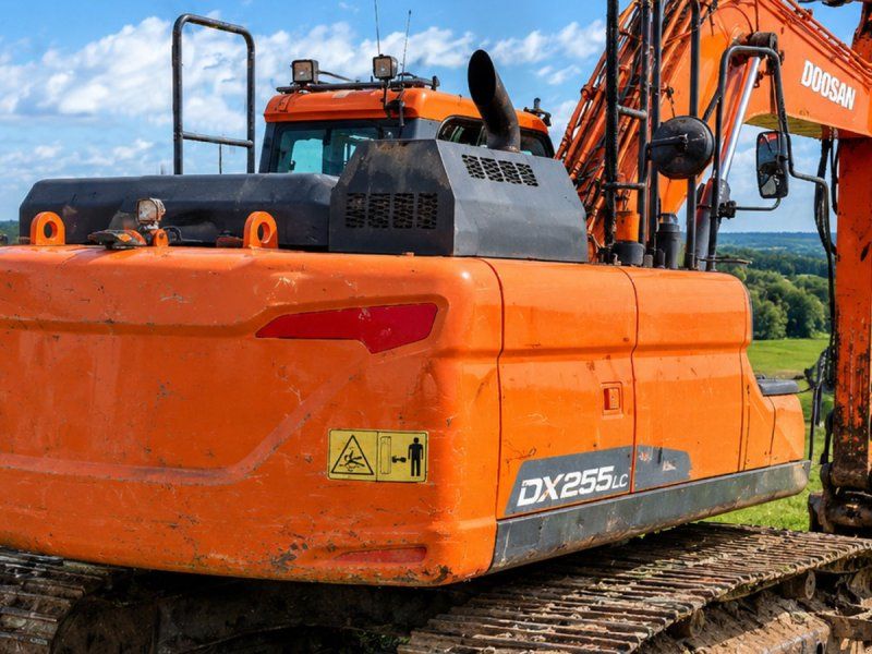 Doosan DX255LC-5 MIG2 DC2 Centralsmøring Auktion & Salg AFGIV B