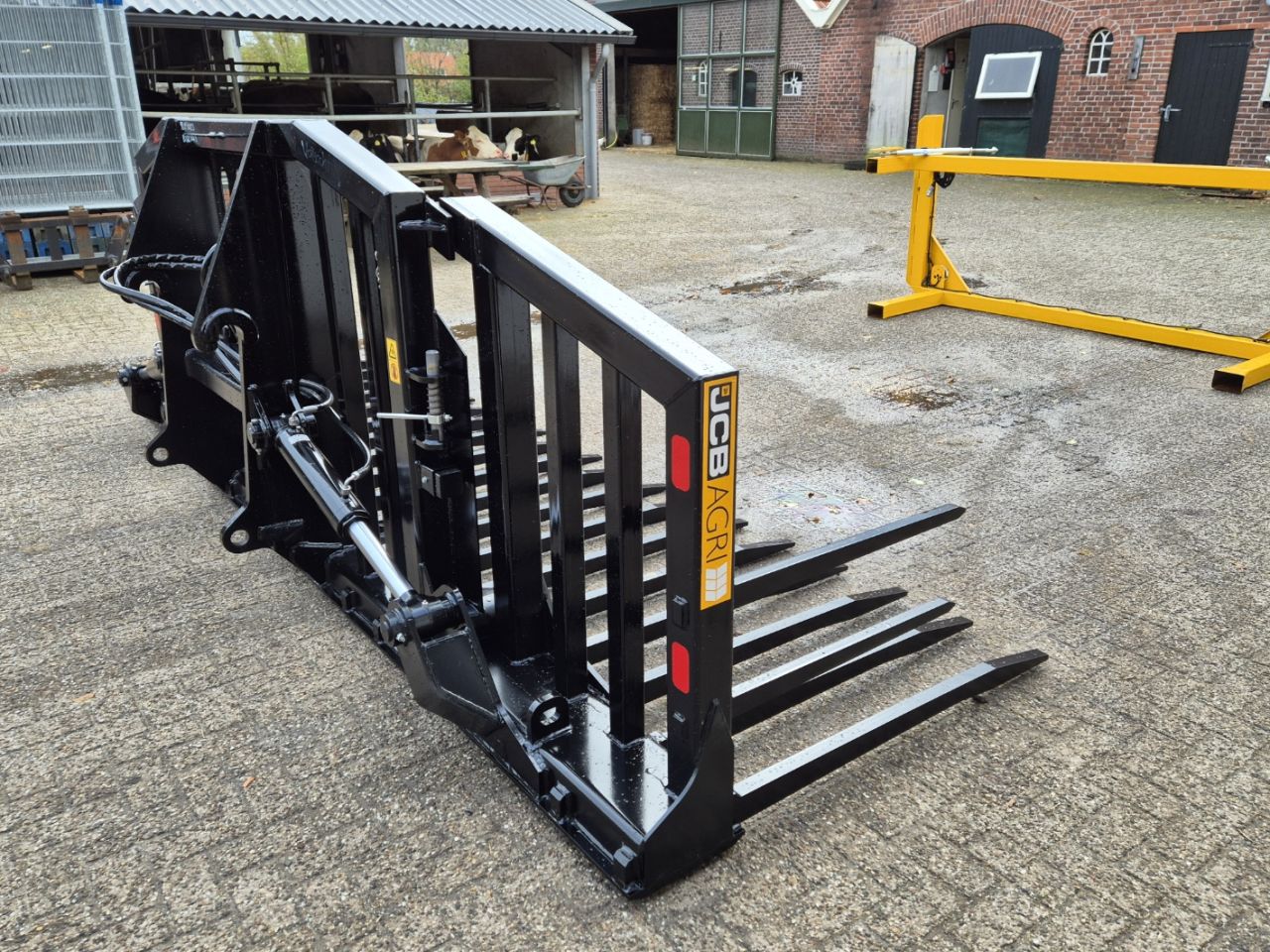 JCB 430 Grasvork NIEUW! shovel hydraulisch opklapbaar silogabel