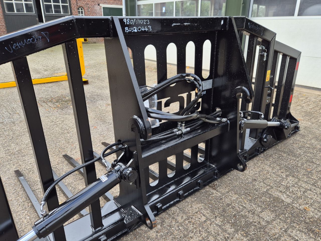 JCB 430 Grasvork NIEUW! shovel hydraulisch opklapbaar silogabel