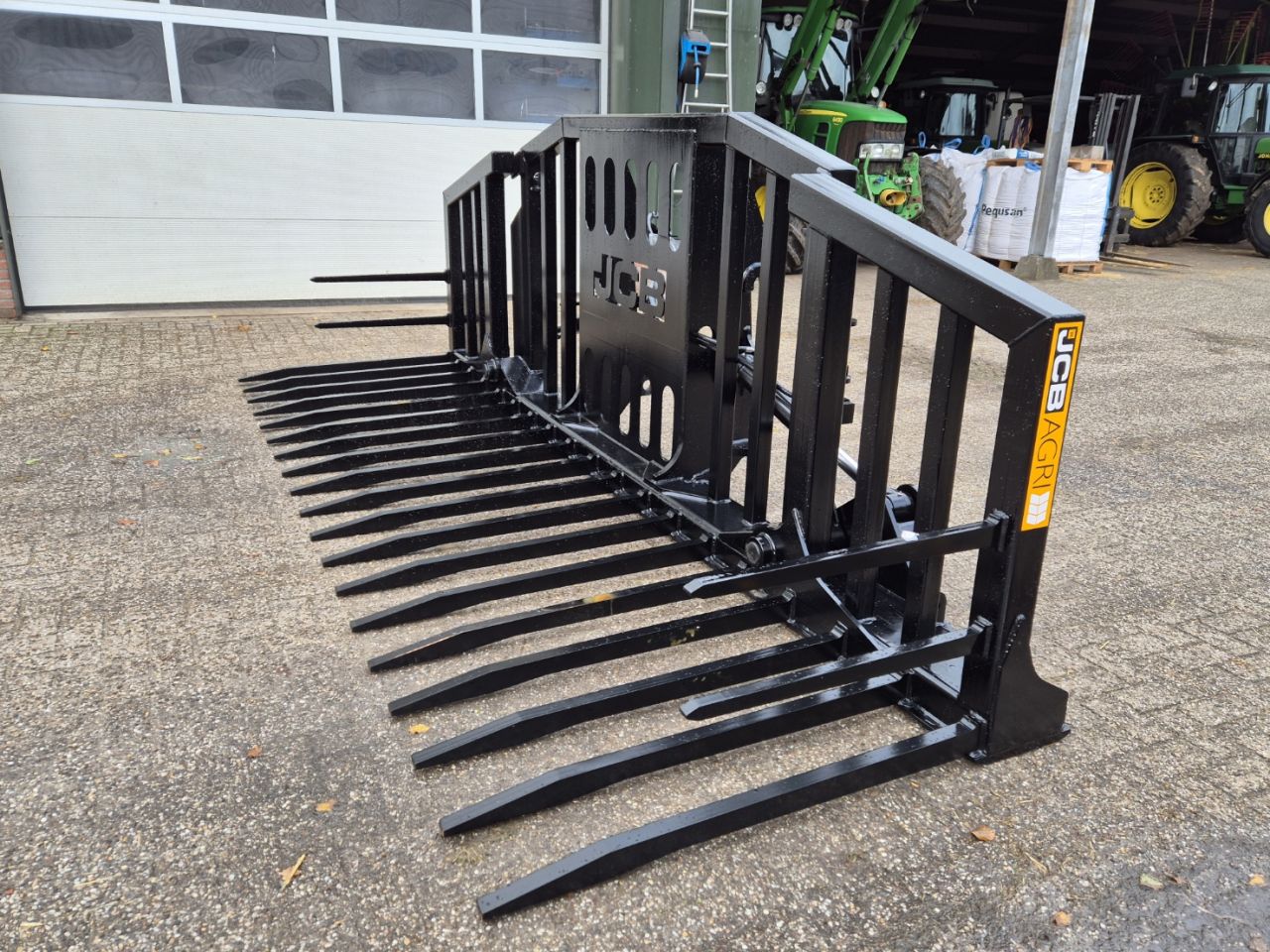 JCB 430 Grasvork NIEUW! shovel hydraulisch opklapbaar silogabel