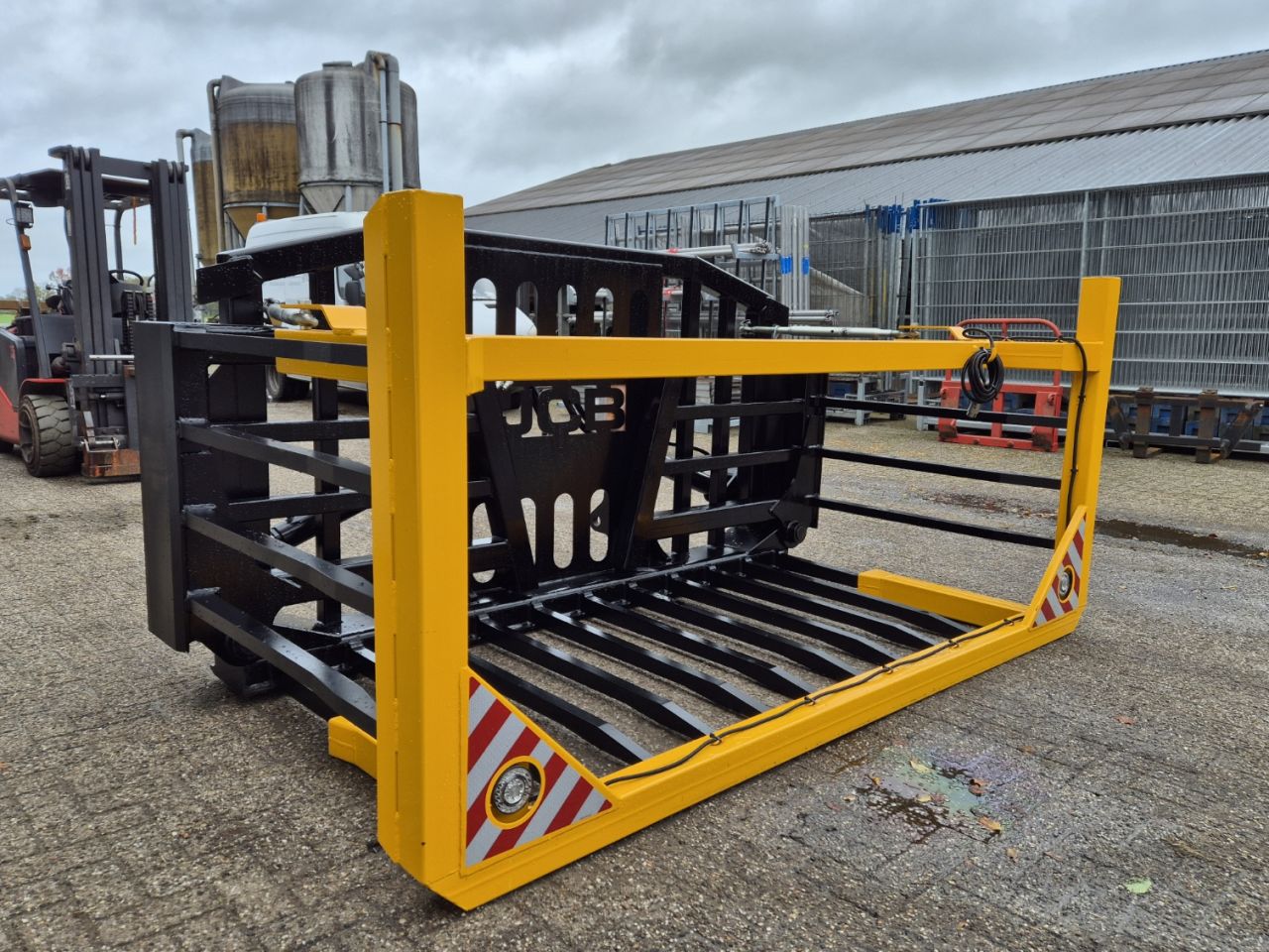 JCB 430 Grasvork NIEUW! shovel hydraulisch opklapbaar silogabel