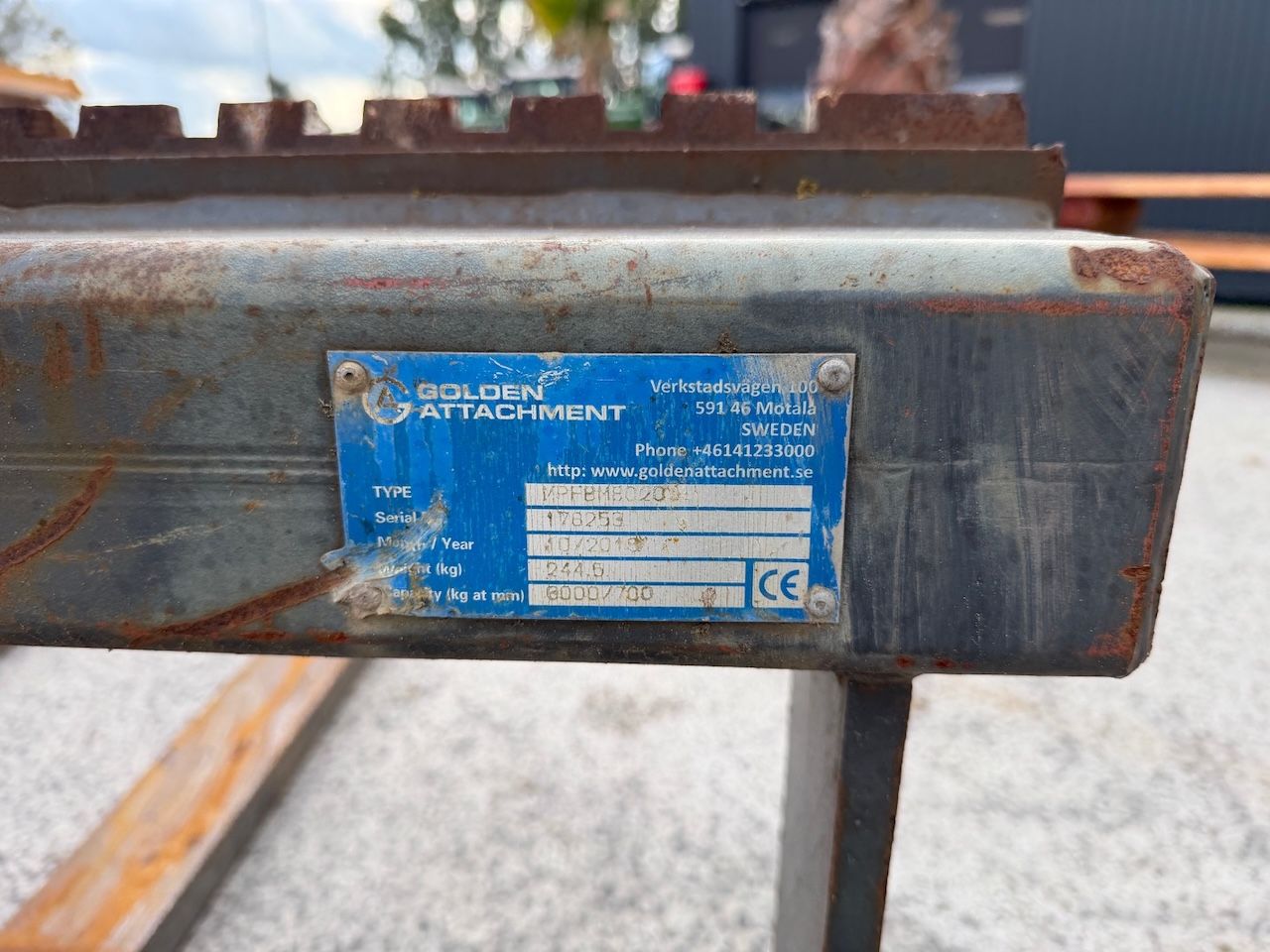 Volvo Palletvorken L70H 200cm x 157cm