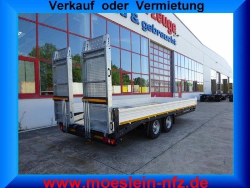 Möslein TTT 11-6,2 BR Weiß Tandemtieflader mit breiten Ra