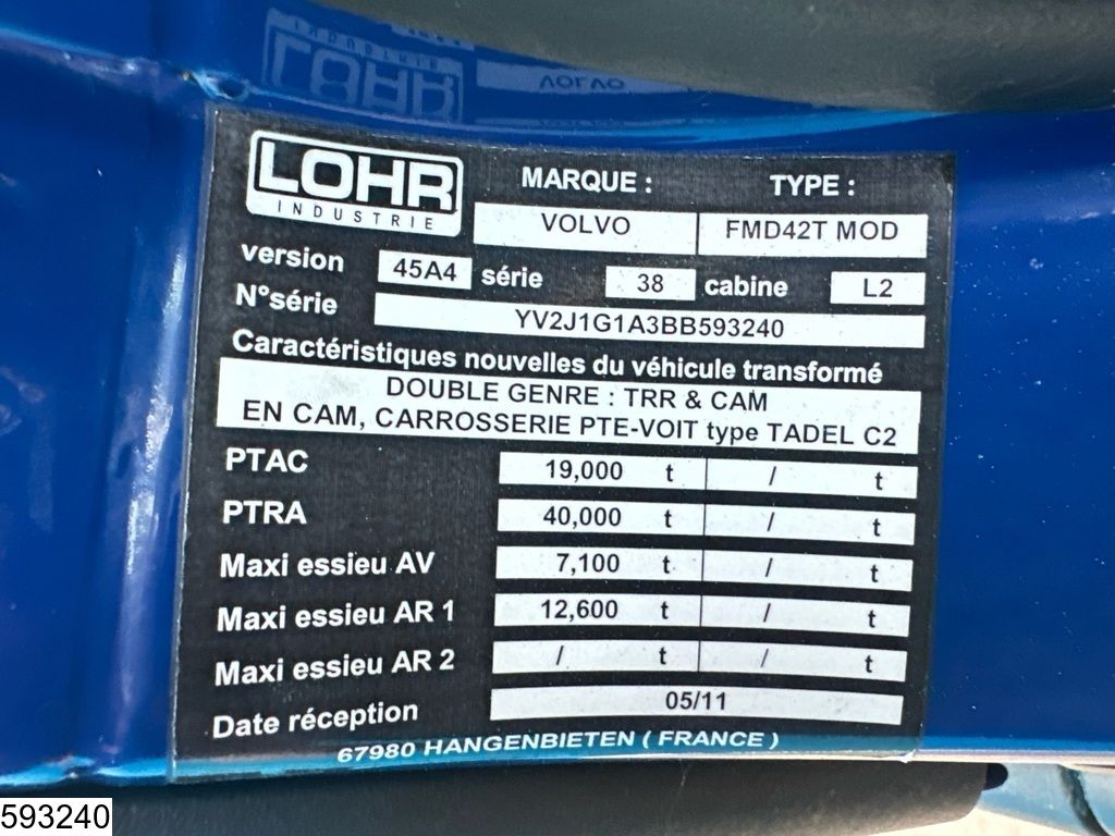 Volvo FM 460 EURO 5, ACC, Lohr