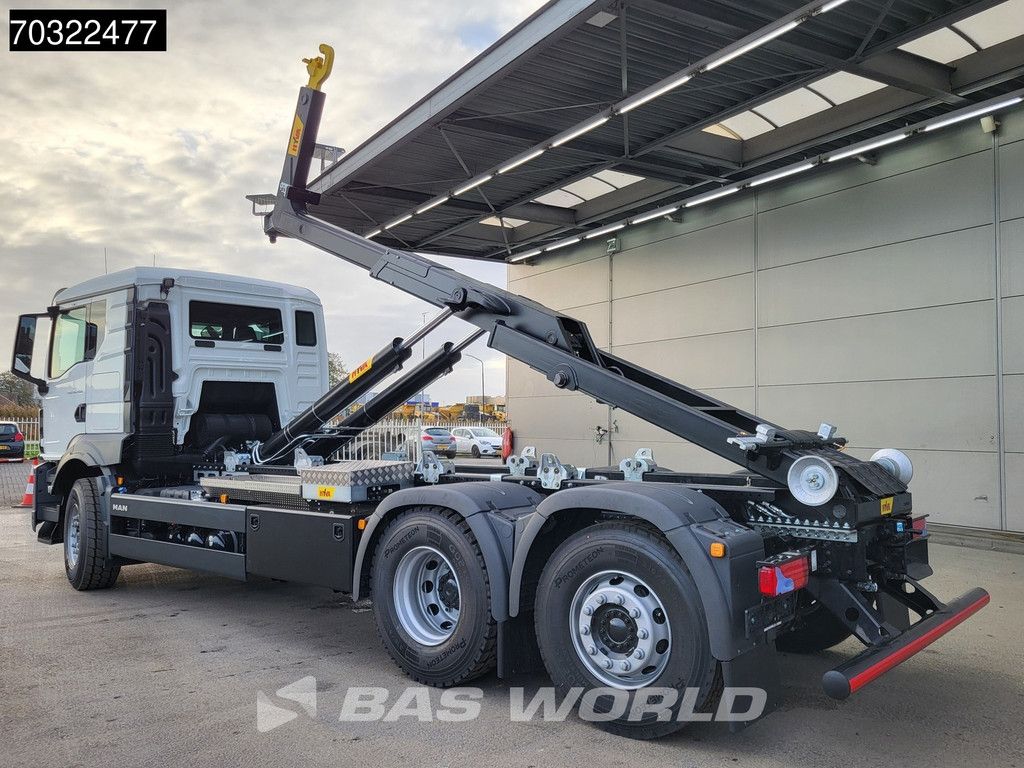 MAN TGS 26.480 6X2 NEW! HYVA 26-60 S containersystem Lift+Lenkachse Airco Euro 6
