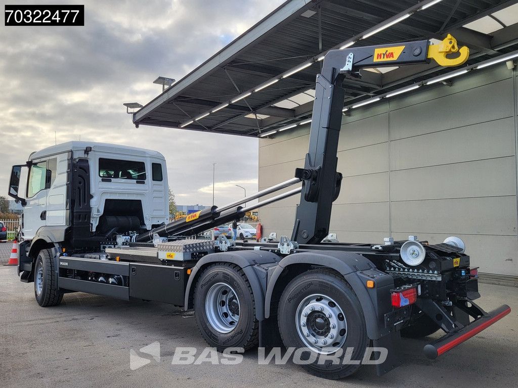 MAN TGS 26.480 6X2 NEW! HYVA 26-60 S containersystem Lift+Lenkachse Airco Euro 6