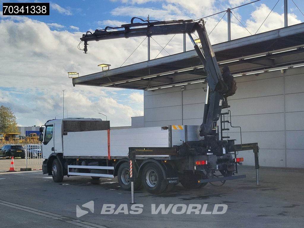 Renault Premium 410 6X4 HIAB 166 S DUO Crane Kran Steel suspension Big-axle Euro 4