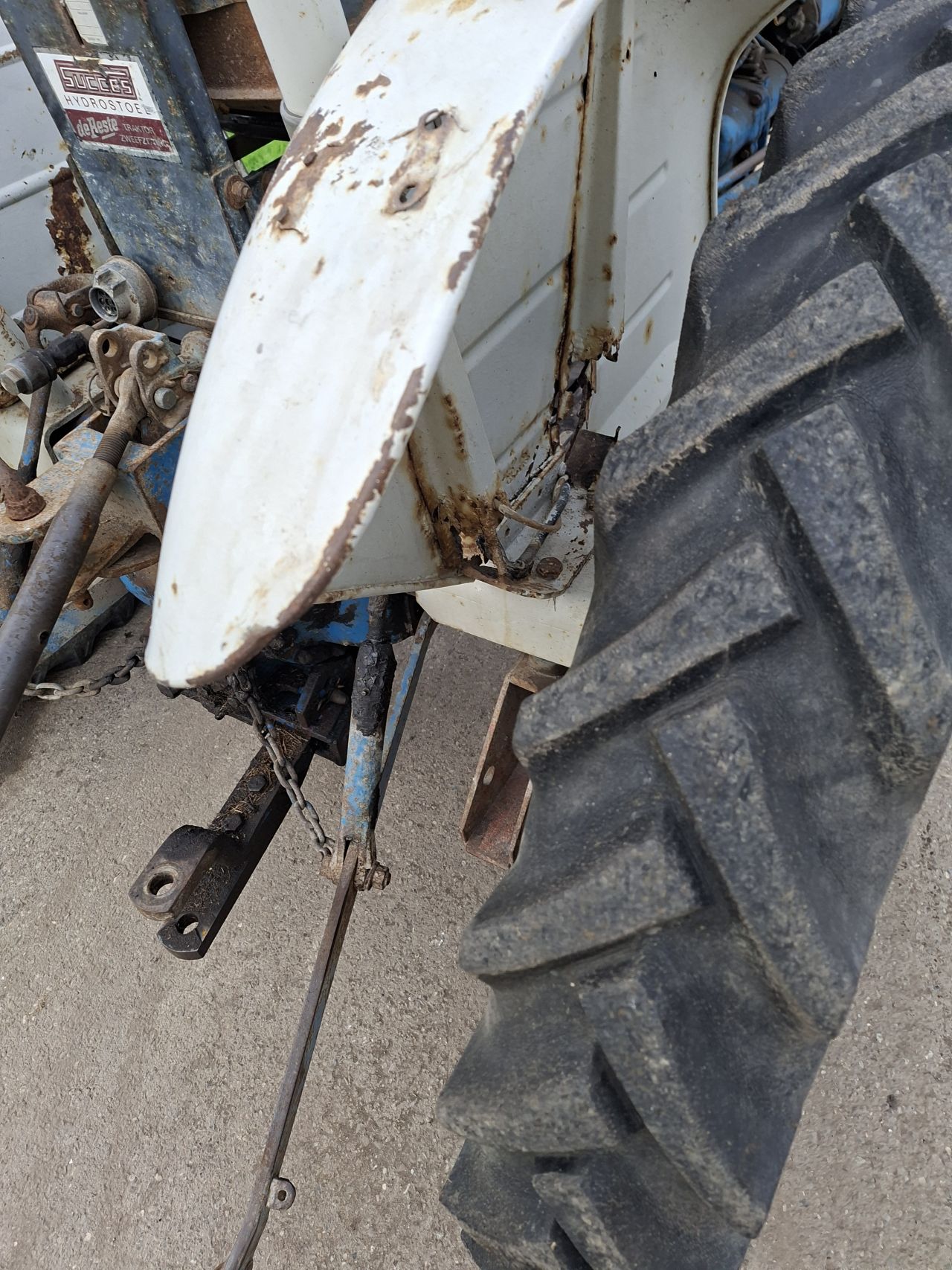 Ford dexta oldtimer trekker tractor