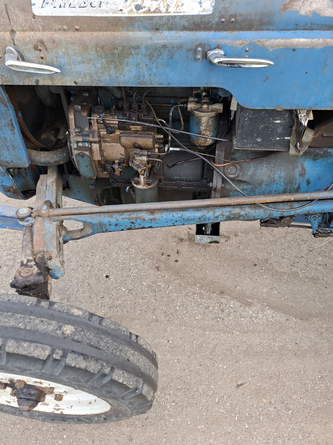 Ford dexta oldtimer trekker tractor