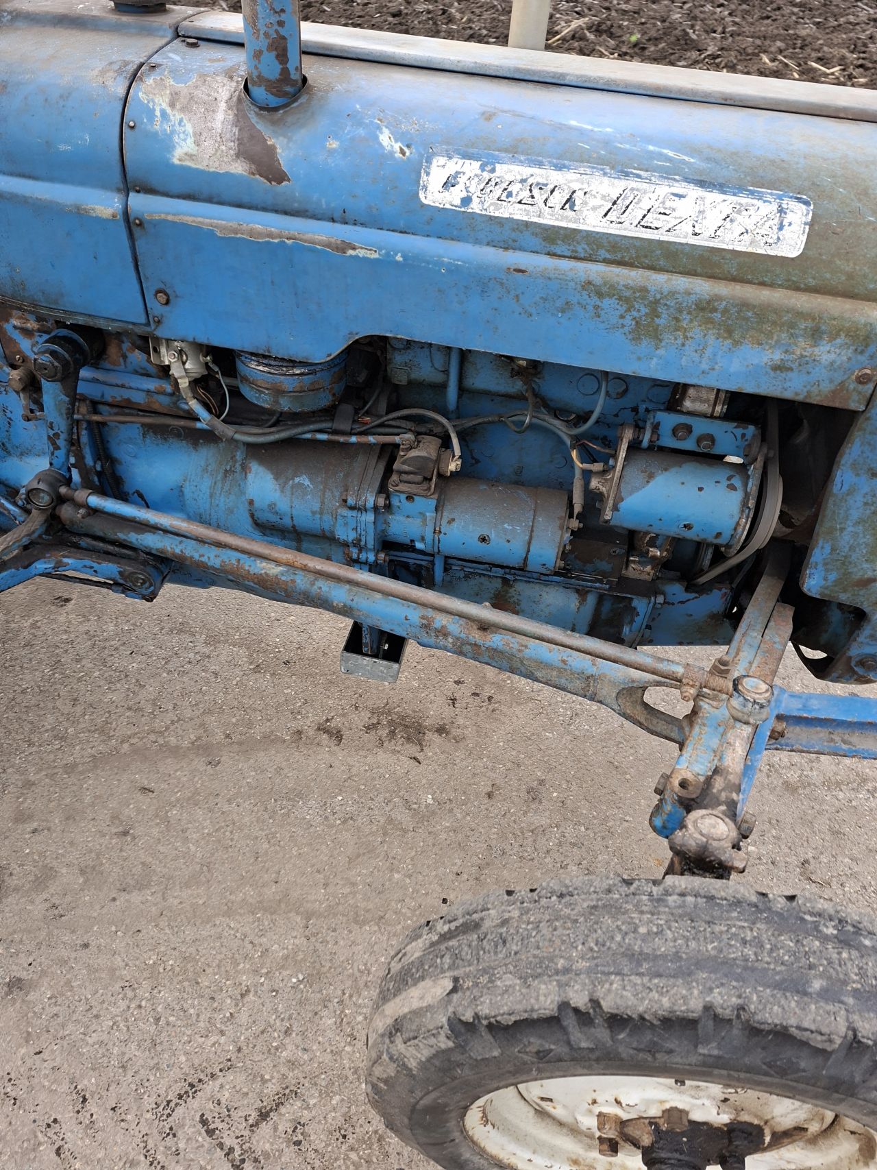 Ford dexta oldtimer trekker tractor
