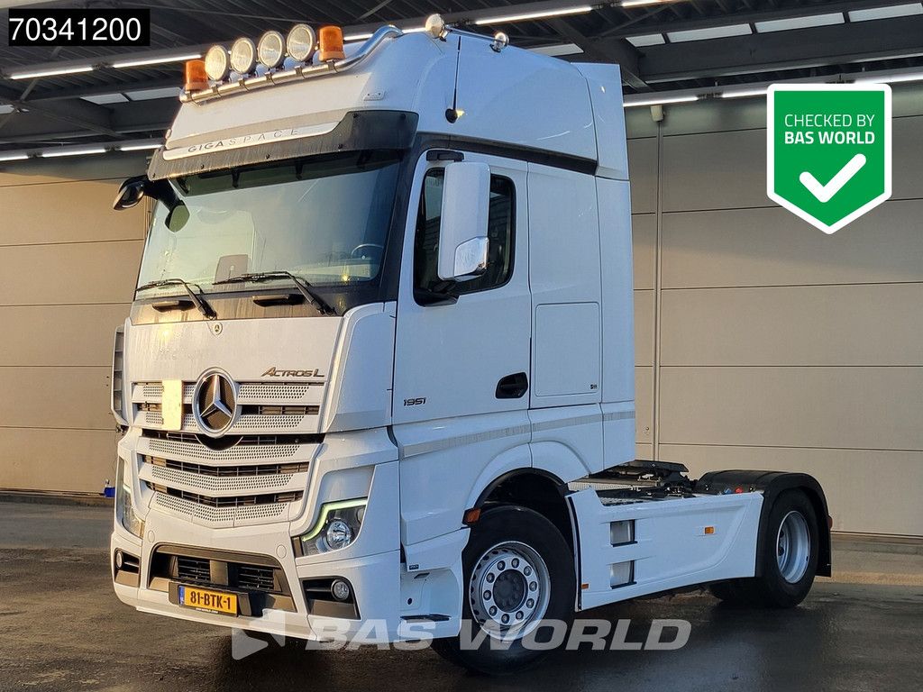 Mercedes Actros 1951 4X2 GigaSpace NL-Truck 2xTanks ACC Standklima