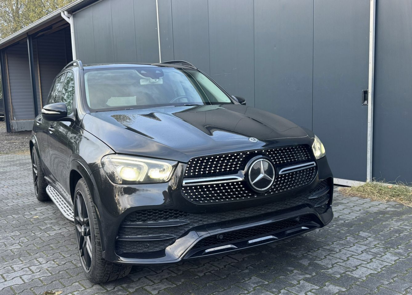 Mercedes Benz GlE400D bomvolle AMG grijs kenteken uniek!