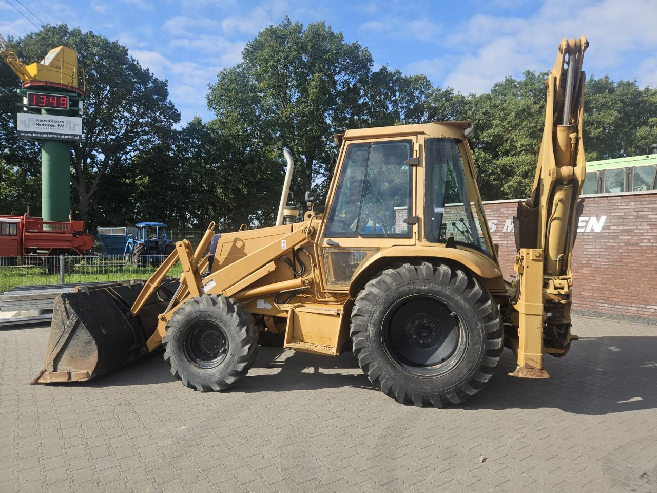 Case 580 K Graaflaad combinatie
