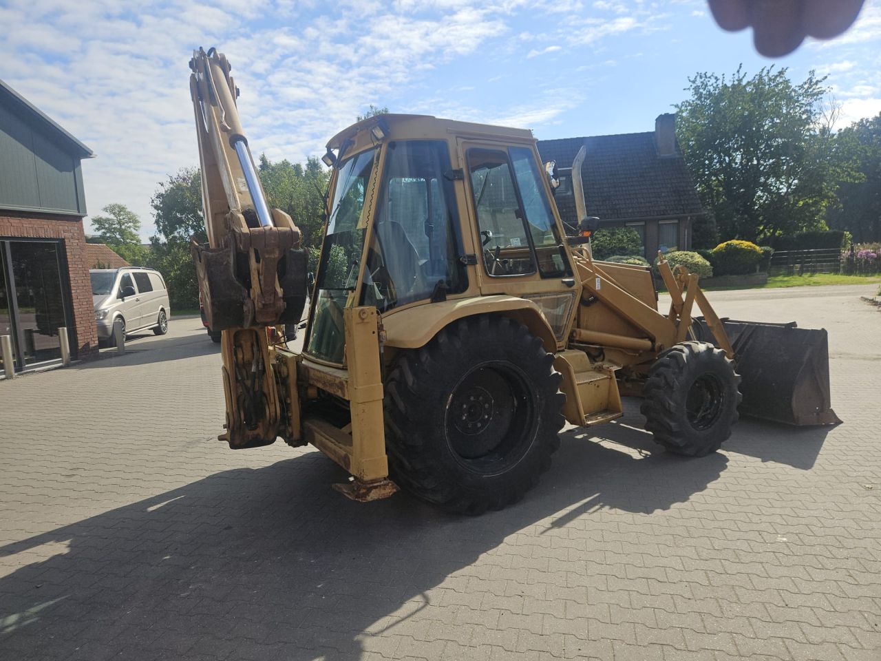 Case 580 K Graaflaad combinatie