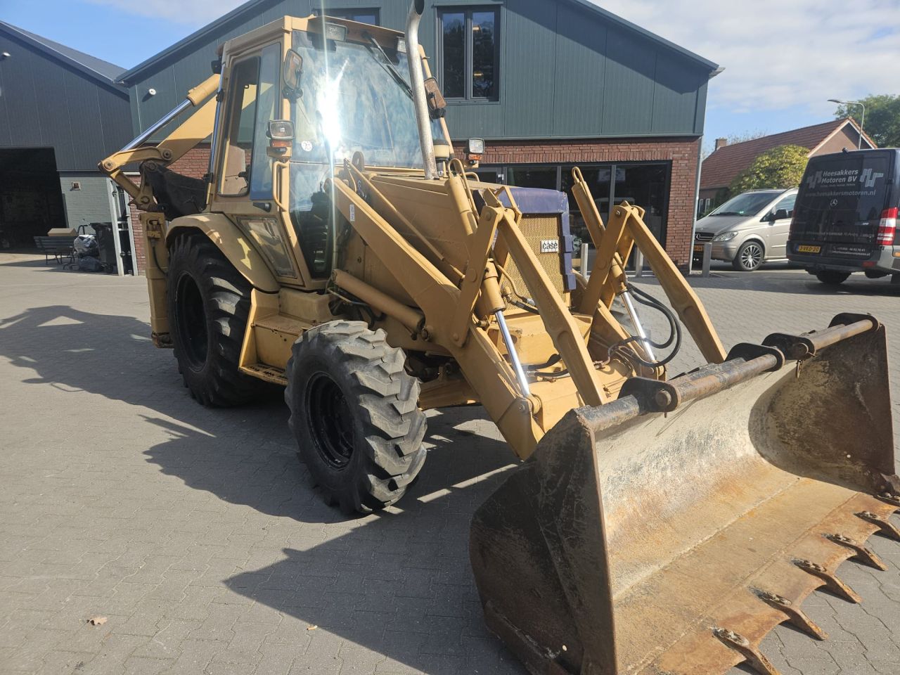 Case 580 K Graaflaad combinatie