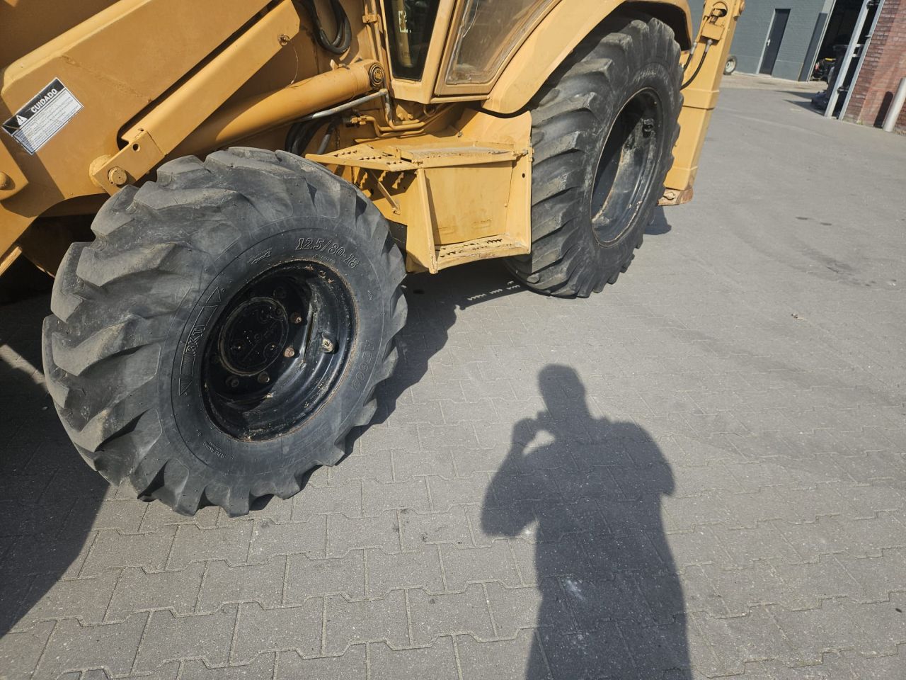 Case 580 K Graaflaad combinatie