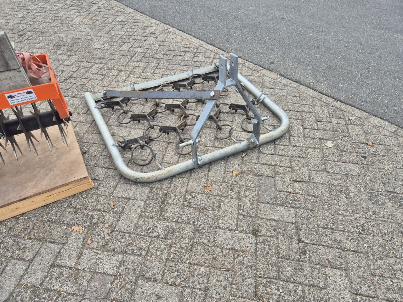 Gebruikte weidesleep met breedte van 1,5 m