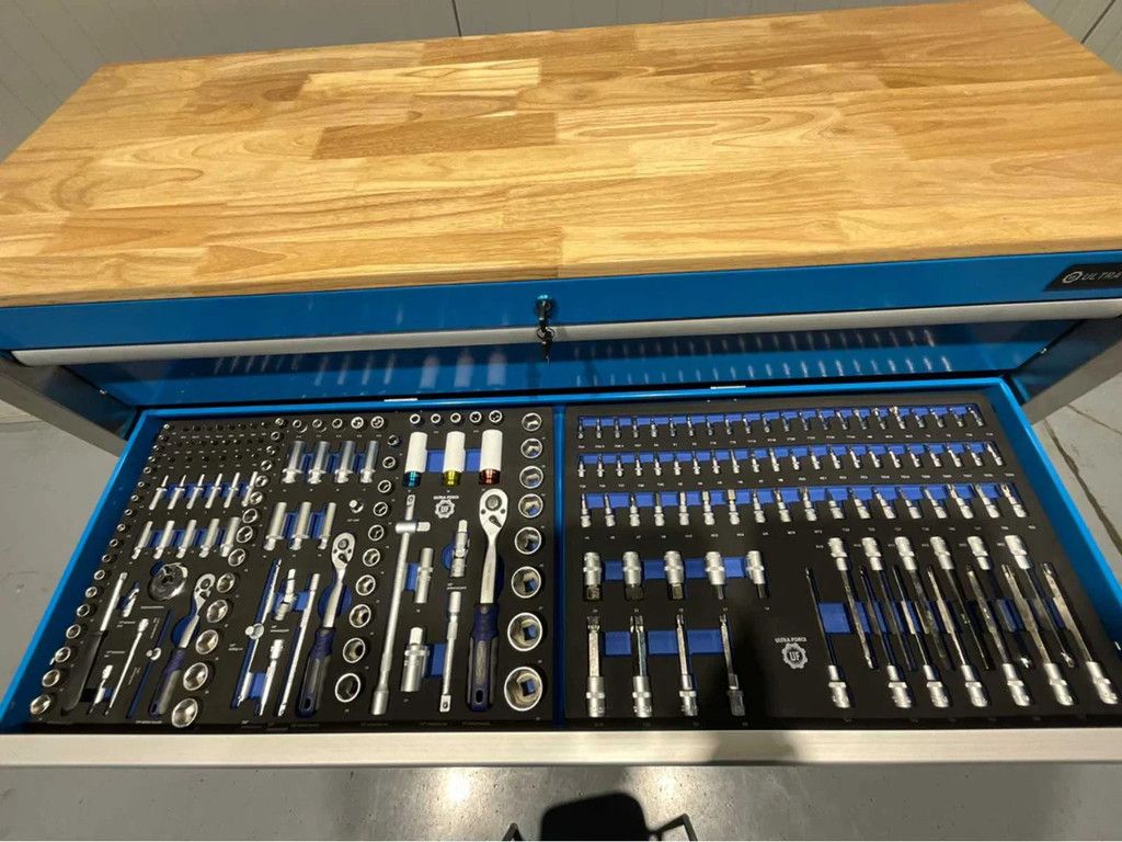 Ultra Force Equipment Gereedschapswagen 11 laden gevuld met 386 pcs, softclose