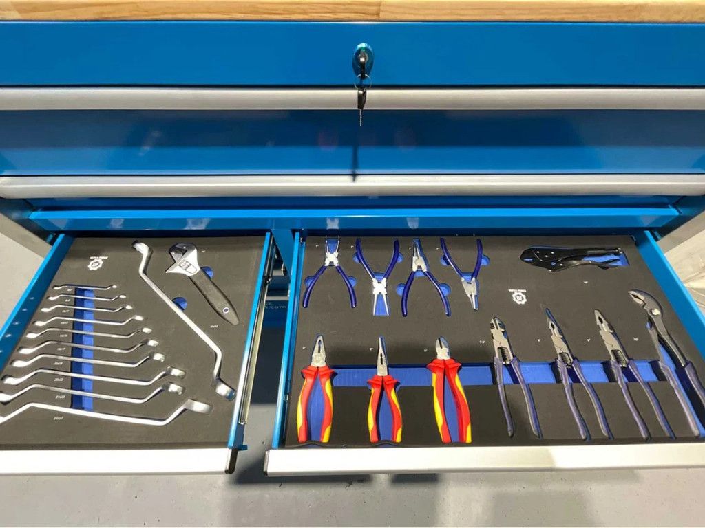 Ultra Force Equipment Gereedschapswagen 11 laden gevuld met 386 pcs, softclose