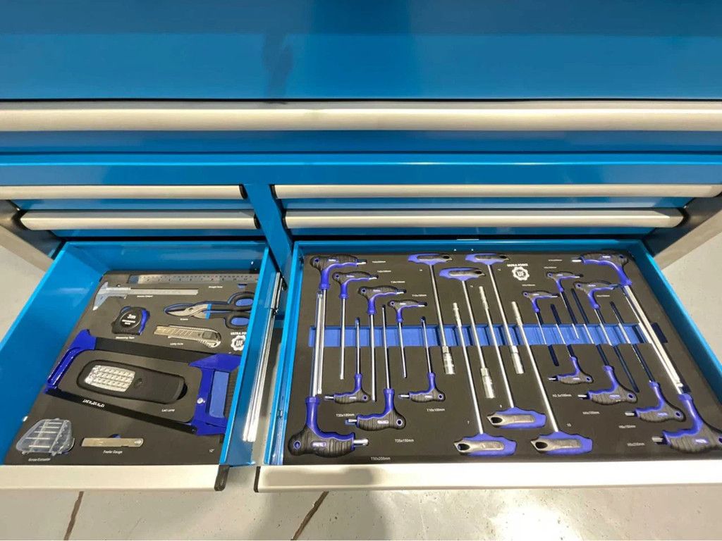Ultra Force Equipment Gereedschapswagen 11 laden gevuld met 386 pcs, softclose