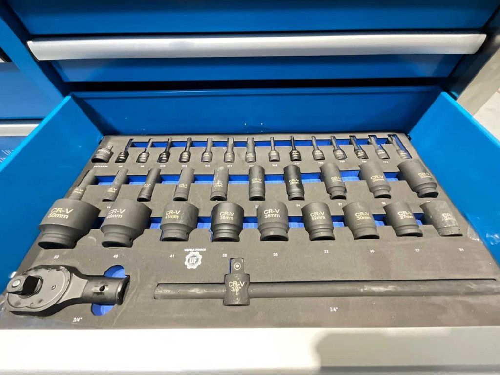 Ultra Force Equipment Gereedschapswagen 11 laden gevuld met 386 pcs, softclose