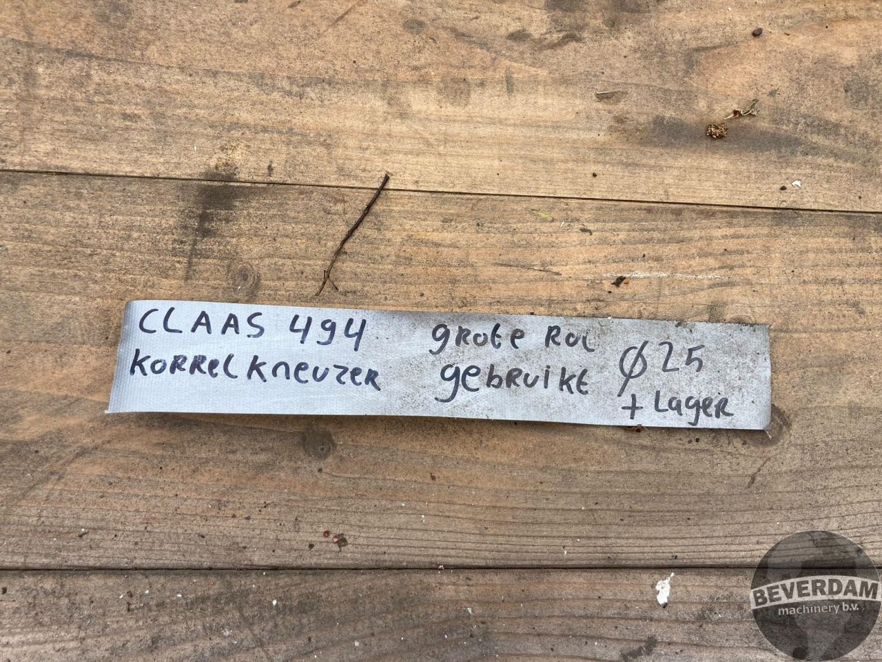 Claas 494 Korrelkneuzerrollen