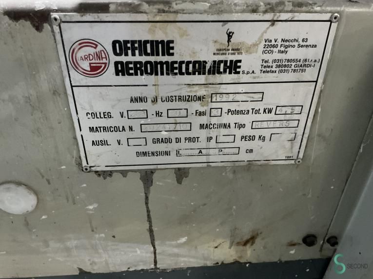 Walzenauftragsmaschinen Giardina Revers 1992