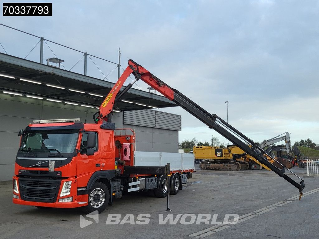 Volvo FM FM 410 6X2 Palfinger PK 19.001 SLD Crane Kran Lift+steering axle Automatic Euro 6