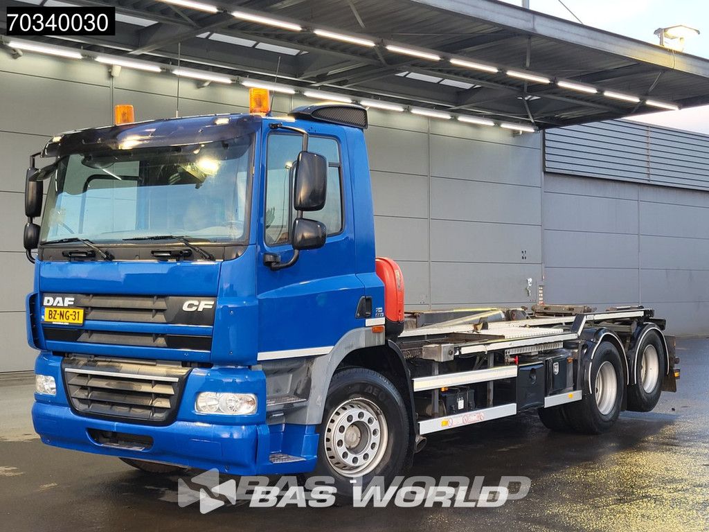 DAF CF85.410 6X2 NL-Truck VDL S-21 6200 container system Lift-Axle Euro 5