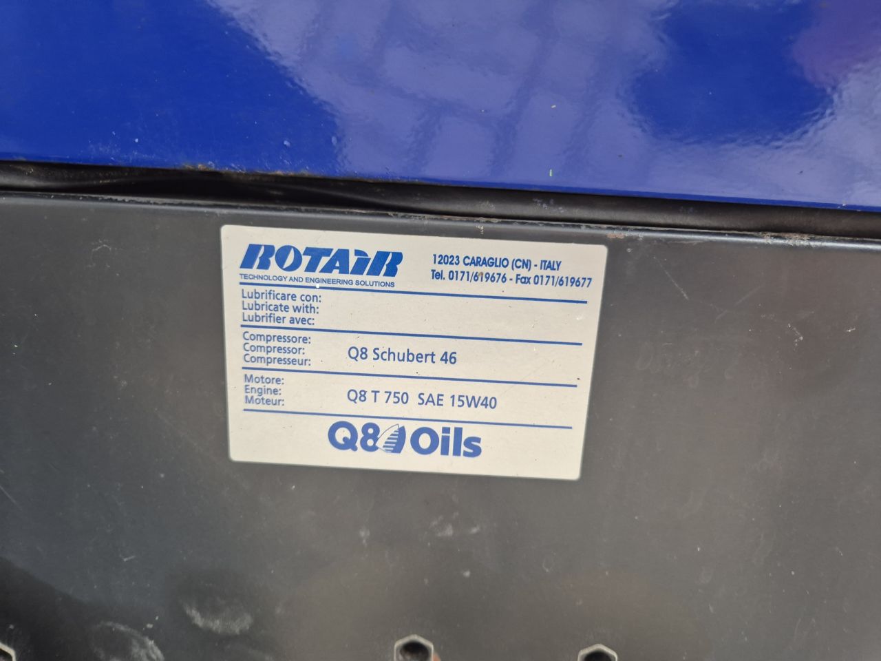 Gebruikte ROTAIR MDVN52AP compressor 5200 l/min