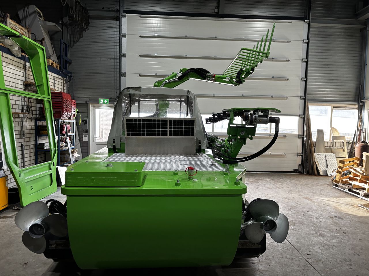 Amfibie machine