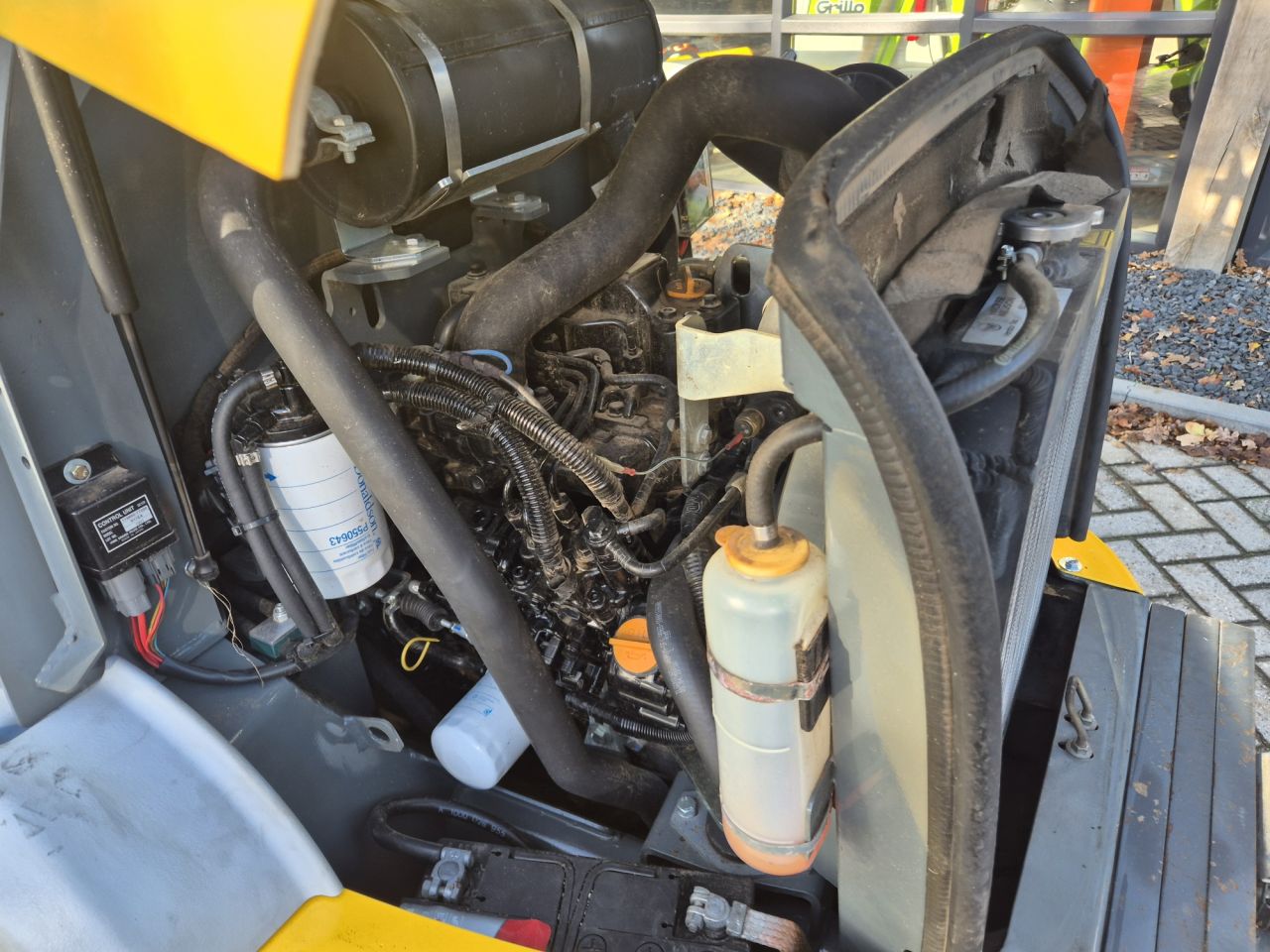 KRAMER 5025 minishovel met 4-wiel besturing