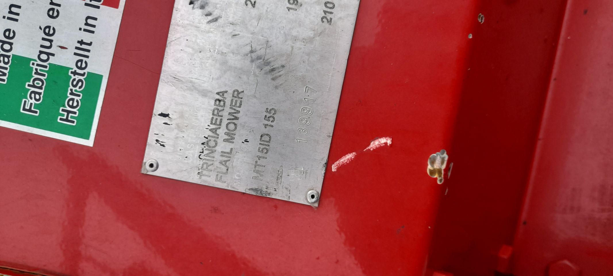 MT15 155cm hydraulische MT15 155cm
