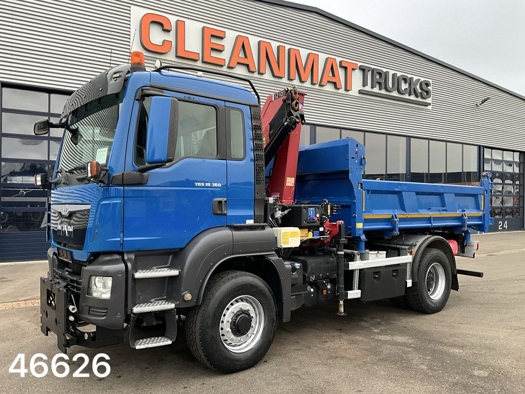 Man TGS 18.360 4x4 Euro 6 HMF 12 Tonmeter laadkraan