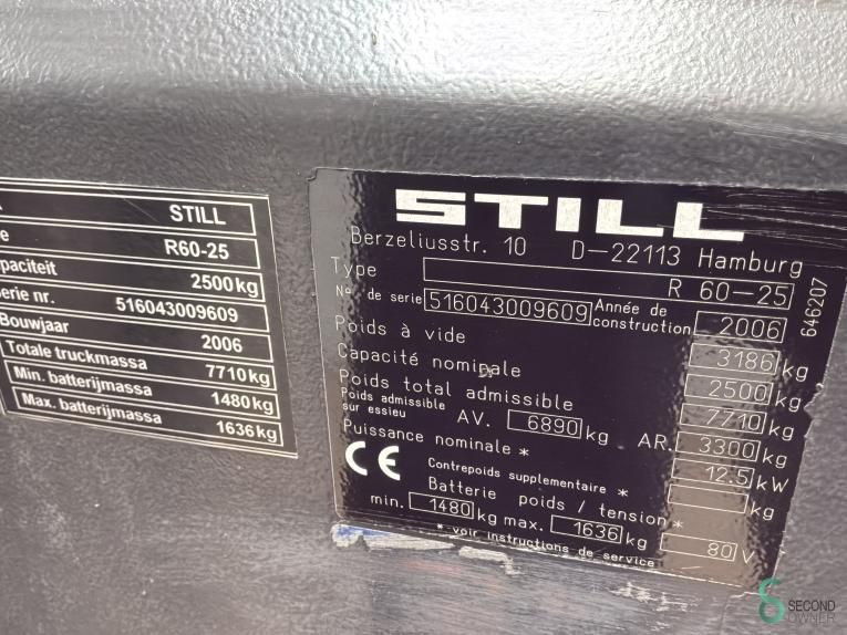 Gabelstapler Elektrisch Still R60-25 2006