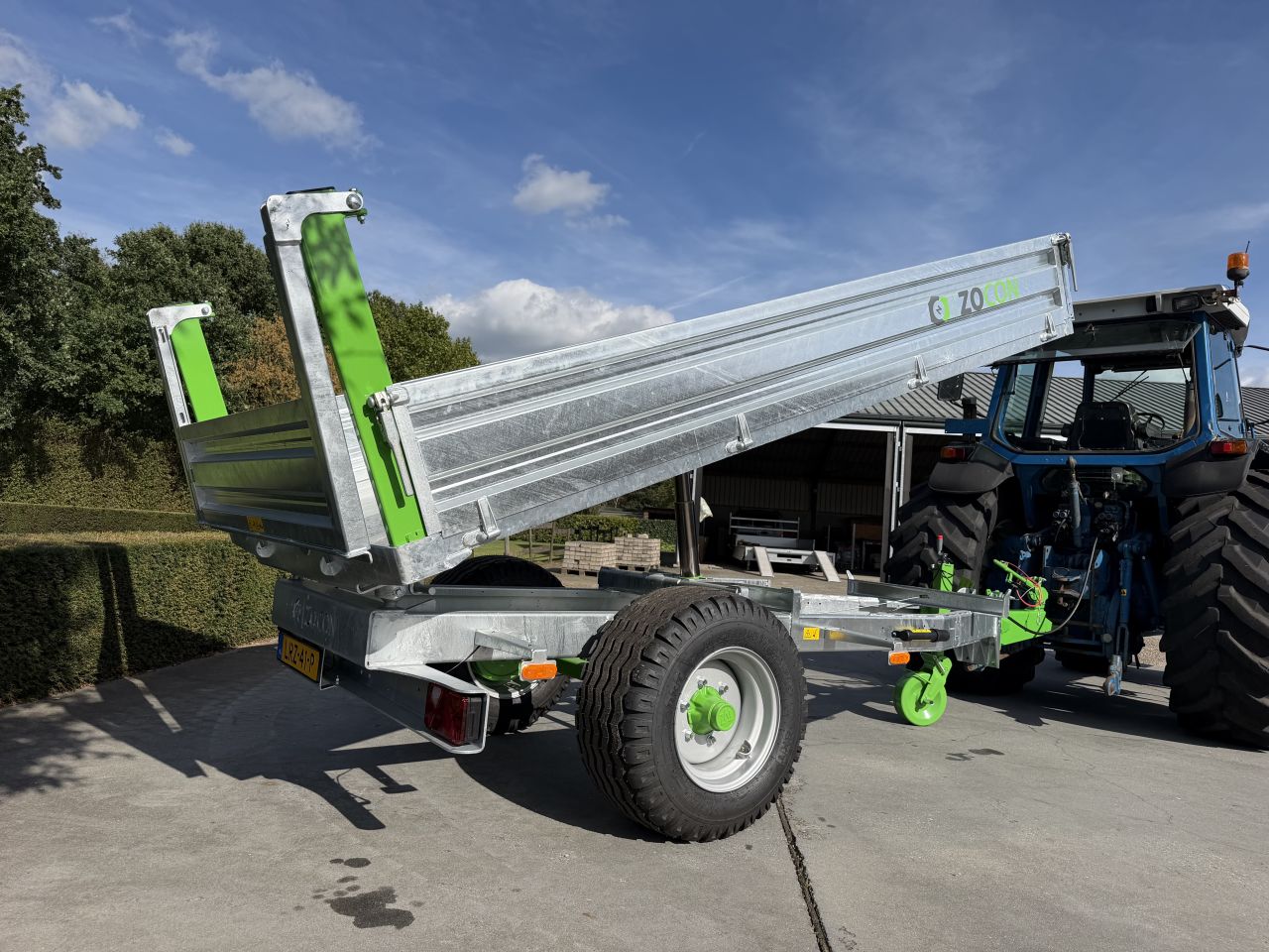 Nieuwe zocon ZO45 kipper kipwagen kieper aanhanger 4,5 ton