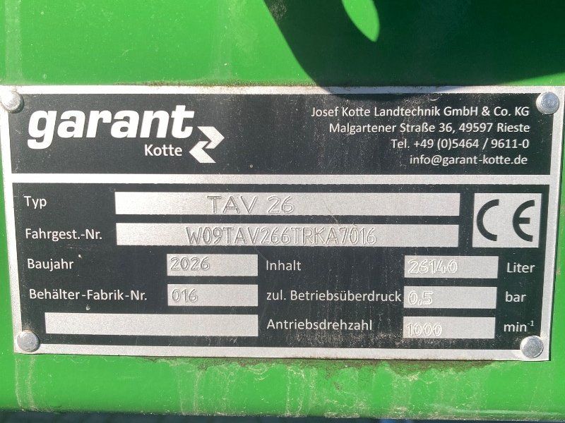 Garant Kotte TAV 26 Laubgrün