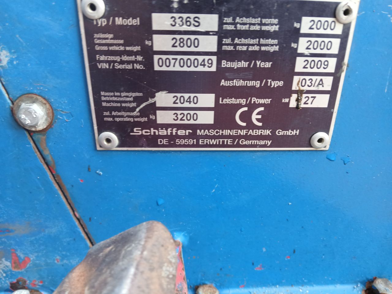 Shovel Schäffer 336 s