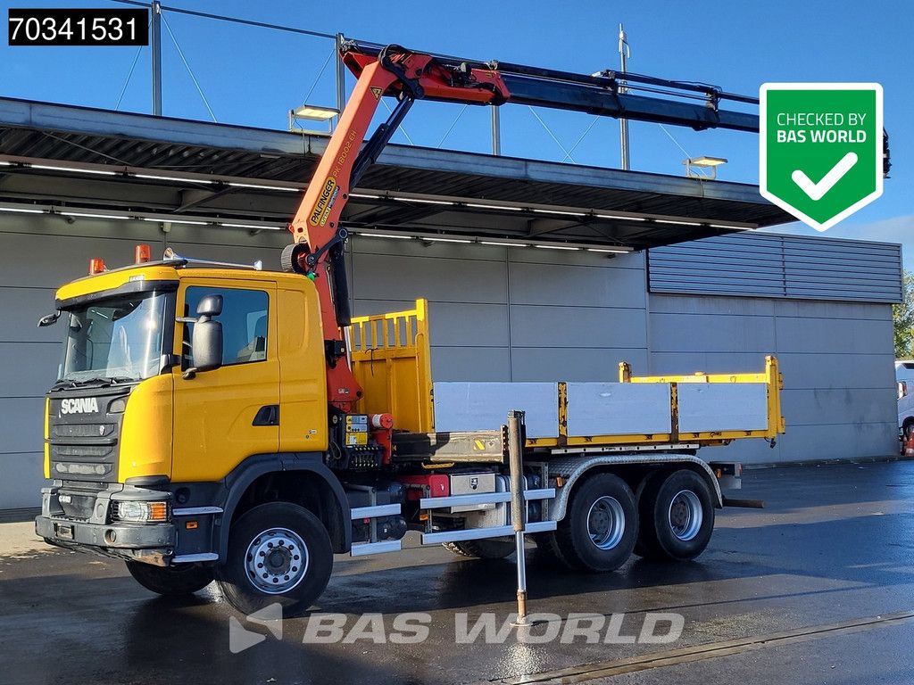 Scania G G440 6X4 Palfinger PK18002 EH Crane Kran 7m3 Tipper Big-Axle Full Steel Euro 5