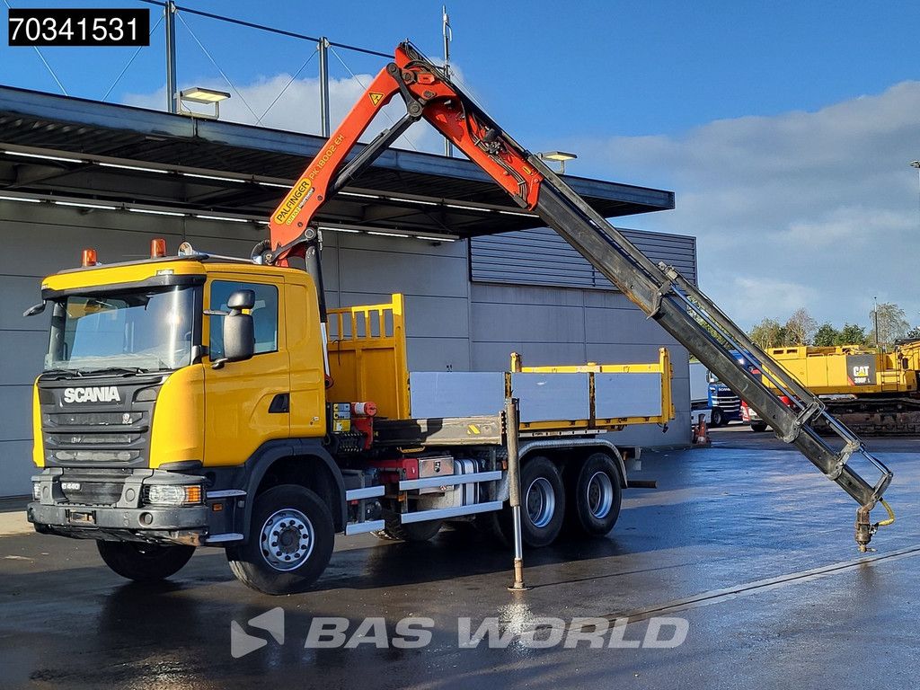 Scania G G440 6X4 Palfinger PK18002 EH Crane Kran 7m3 Tipper Big-Axle Full Steel Euro 5